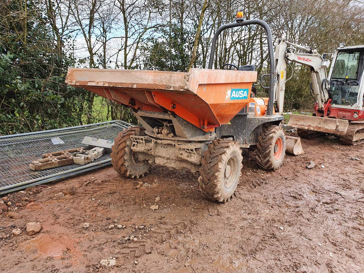 PUWER Inspection of a dumper truck